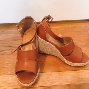 Time and tru cognac wedges